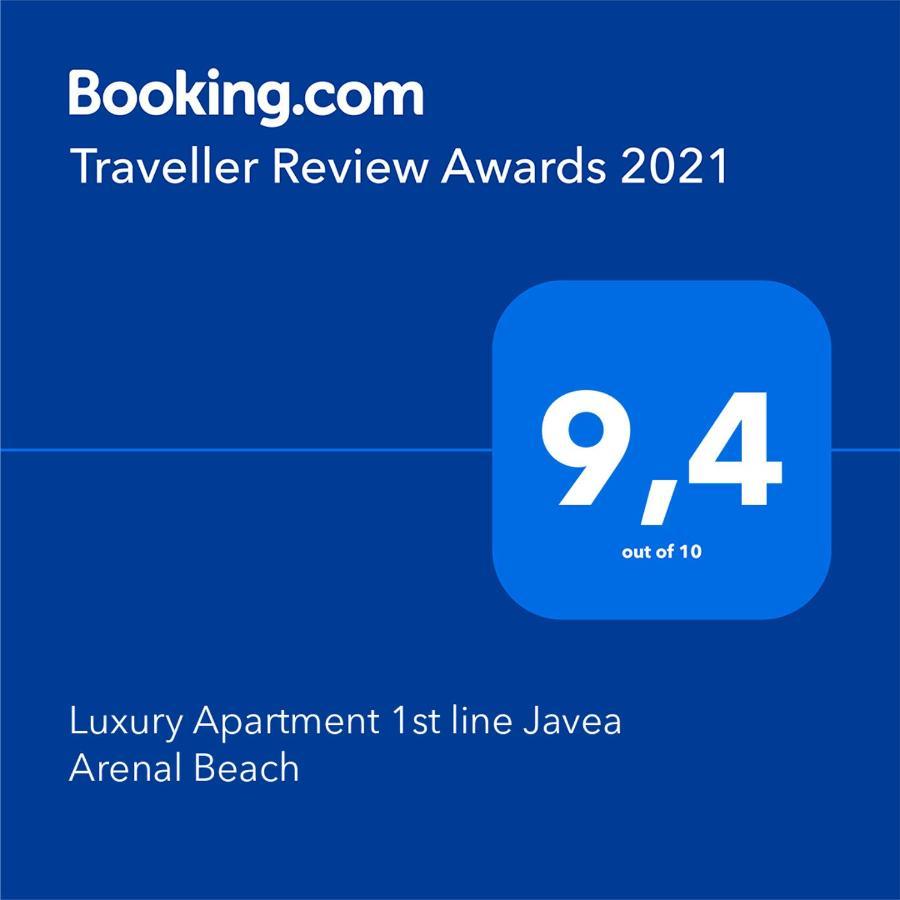 Luxury Apartment 1St Line Javea Arenal Beach Dış mekan fotoğraf